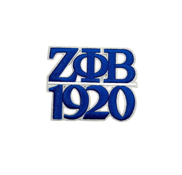 Zeta 1920 + Greek Letters Patch