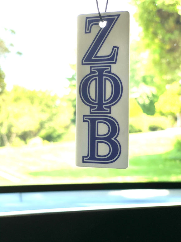 Zeta Phi Beta Car Air Freshner